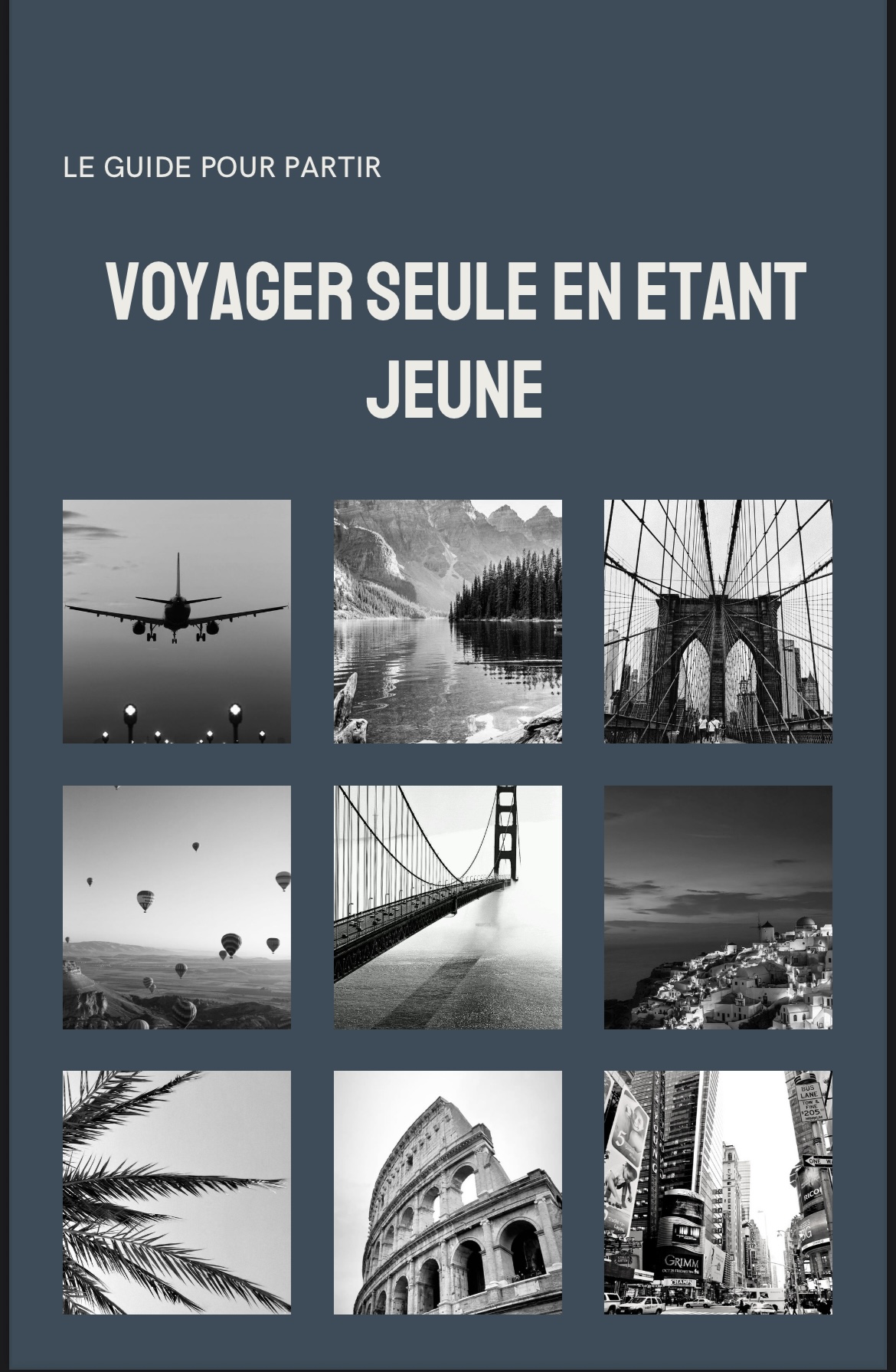 Voyager seule en étant jeune